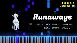 Mihony & Stavensuniverse (ft. Moon Jelly) - Runaways【Piano】 @Theguyhere
