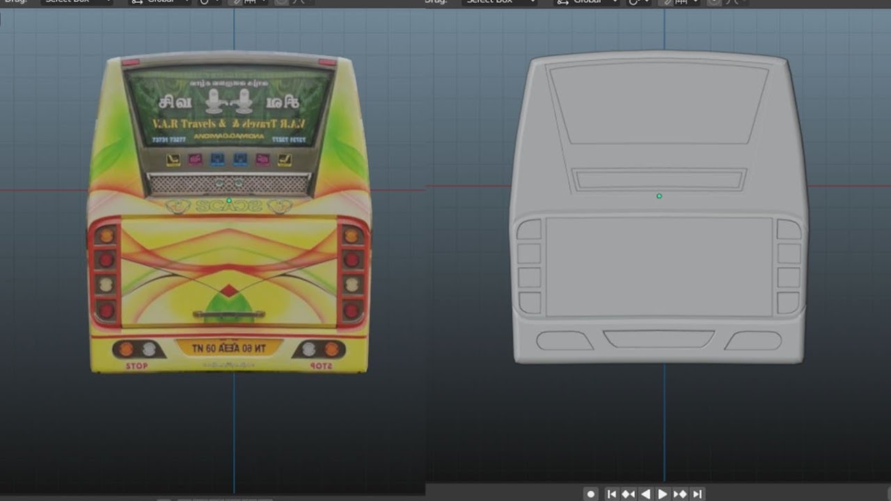 coach back cawl modelling timelapse.