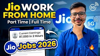Jio Work From Home Jobs 2026 🤑 | Jio Online Jobs At Home! 💸⚡| Jio Part Time Job | Jio WFH screenshot 4