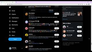 Twitter Bot - scrape following profiles