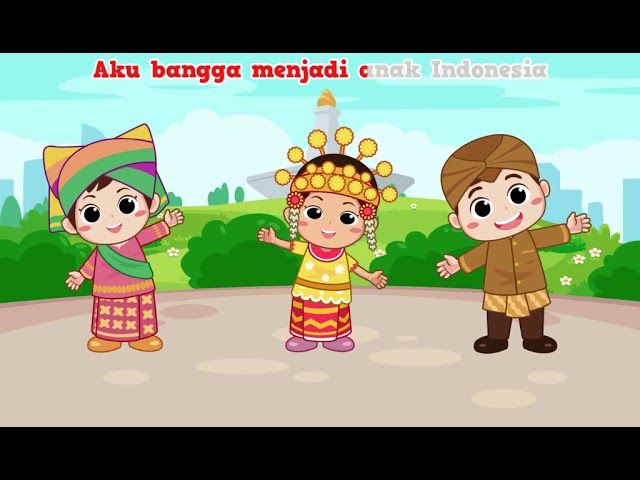 Lagu berjudul aku anak indonesia dinyanyikan dengan perasaan