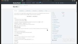 HackerRank Interview Preparation Live Coding 11/20