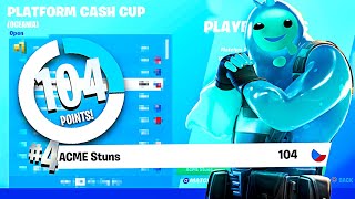 HOW I CAME 4th IN THE PLATFORM CASH CUP (Fortnite Highlights)