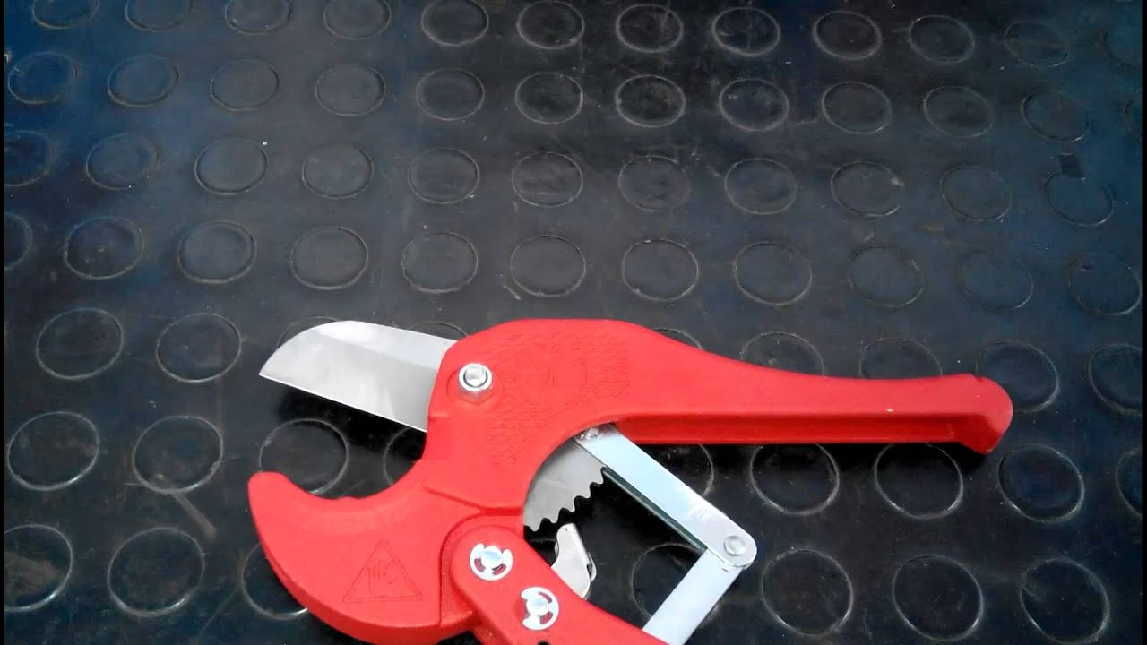 Ножницы для резки полипропиленовых труб CANDAN - YouTube