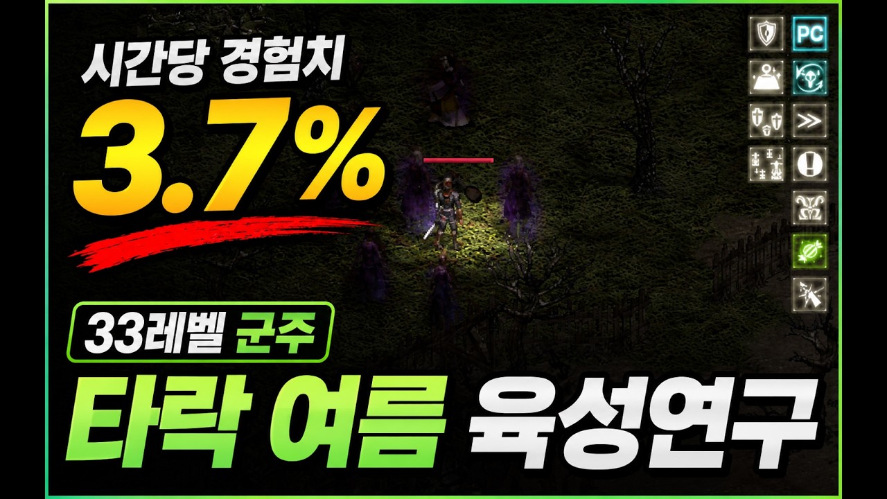 33레벨 군주 첫 사냥터 리포트