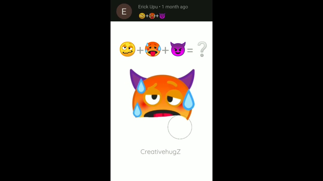 Emoji Mix Devil And Hot Face Drawing Viral Trending Shorts Creativehugz