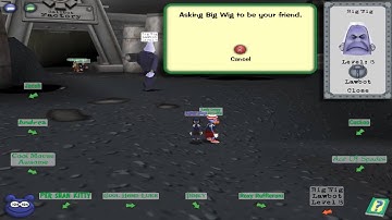 Toontown - Trying to befriend a Cog