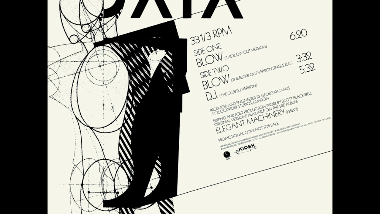 Watch Data - D.J. (the club d.j. version) on YouTube Watch Data - D.J. (the club d.j. version) on YouTube