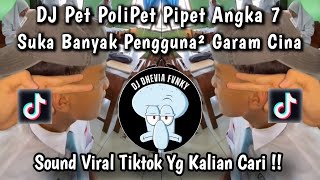 DJ REMIX PET POLIBET PIPET ANGKAT TUJUH SUKA BANYAK PENGGUNA GARAM CINA | REMIX LAMPUNG VIRAL TIKTOK