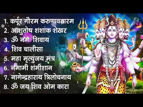 शिव भक्ति भजन : कर्पूर गौरम करुणावतारं, आशुतोष शशाँक शेखर, ॐ नमः शिवाय, शिव अमृतवाणी व शिव आरती