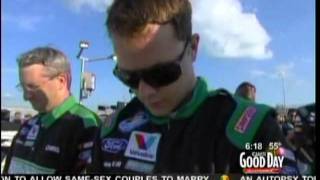 Pastor Joe Helms Pre Race Prayer Makes the News 2011.mpg