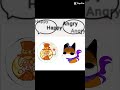 happy and angry