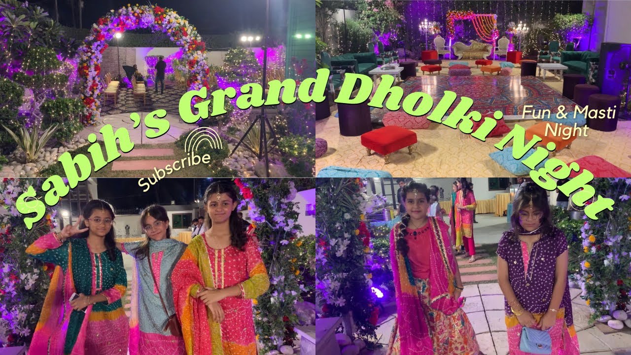 Echoes of Celebration: My Brother’s Grand Dholki Affair - A Festive Evening 