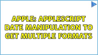 Famous Apple: Applescript date manipulation to get multiple formats Net Worth