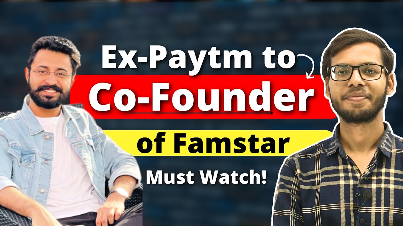 From Ex-Paytm to Building own Company| Meet Gaurav Saini Co-founder Famstar | Vishal Talks |