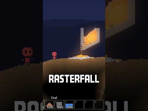 鉄が流れ出る溶鉱炉 - Rasterfall #indiegame