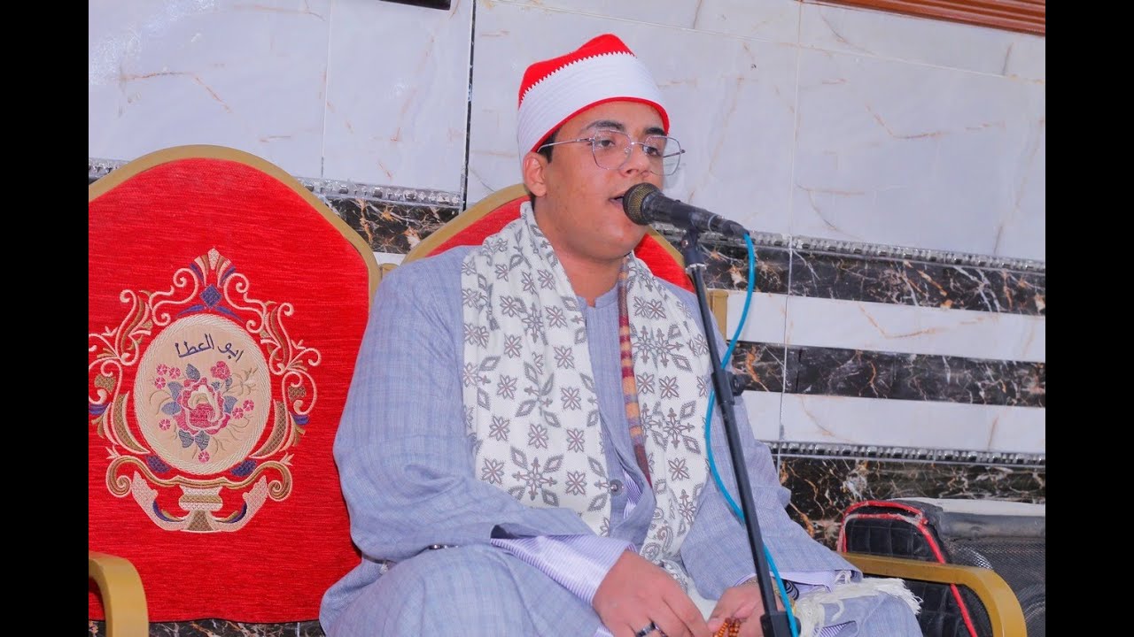 الشيخ السيد السعيد العفيفي ربع العشاء عزاءحرم الحاج علي ابو عسكر قريه نوب طريف