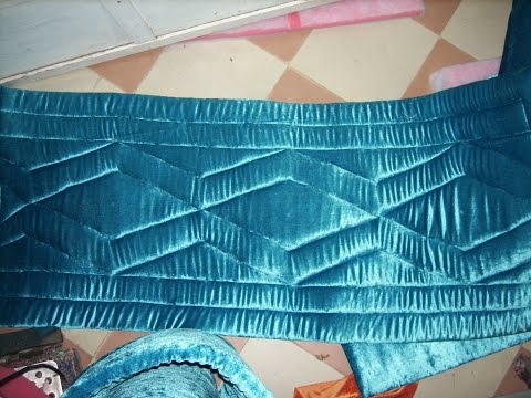 طريقة خياطة لحيفة التي توضع فوق السداري الجزء الاول   7  1