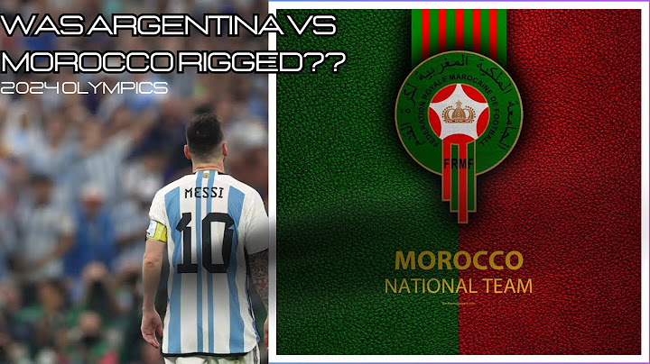 Olympics 2024  Was Argentina vs Morocco rigged in Argentina's favour?