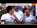 പ്രവേശനോത്സവം ഉദ്ഘാടനം ചെയ്യാൻ മുഖ്യമന്ത്രിയെത്തി; വിദ്യാഭ്യാസമന്ത്രിയും ആരോഗ്യമന്ത്രിയും ഒപ്പം