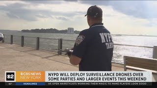 NYPD using drones for holiday weekend security