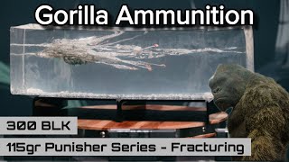 Gorilla Ammunition 300 BLK 115gr Punisher Series - Fracturing