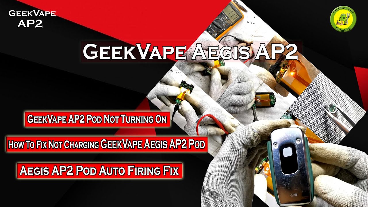 How To Fix Not Charging GeekVape Aegis AP2 Pod | Aegis AP2 Pod Auto