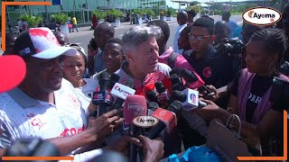 Kocha Robertinho U0026 Juma Mgunda Wafunguka Baada Ya Kuwasili Toka Kambi Dubai