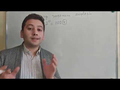 Video: Matematikada noma'lum raqam nima?