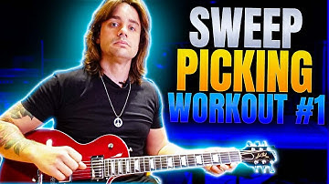 Sweep Picking Workout #1 (Get Started with Sweep Picking)