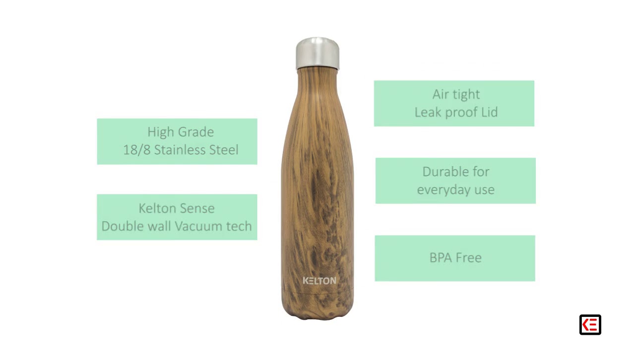 kelton Bottles - keeps Drinks Hot for 12 hours and cold
