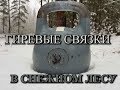 Гиревые связки (упражнения с гирями)  в снежном лесу.