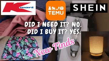 SHEIN, TEMU & KMART | NEW FINDS | HOMEMAKING WITH HAMPTON NOTE