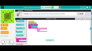 Nested Loops in Maze- Level 10 (Hint 2)
