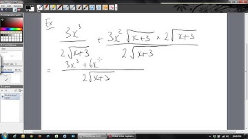 Algebra - algebraic fractions part 2