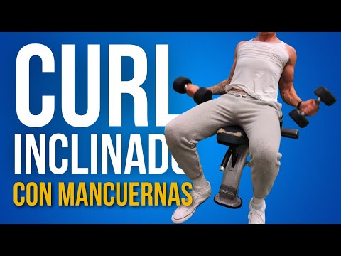 Curl Inclinado con Mancuernas | Técnica Correcta para Bíceps Más Grandes