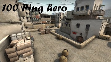 100 ping hero - Dust 2