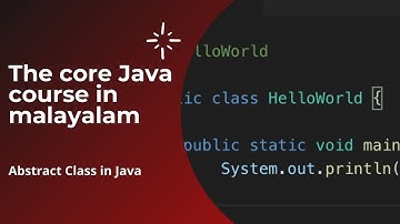 Java Abstract Class in Malayalam |Java programming in Malayalam |Core Java tutorial in Malayalam
