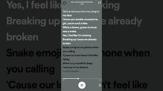 Pretty little liar - JVKE Spotify lyrics