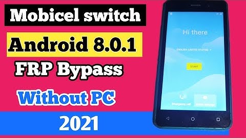 Mobicel Switch frp bypass ||Google Account Android 8.0 2021