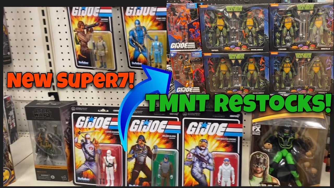 Toy Hunt @ Walmarts & Target for more Clearance Mego! | NEW Super7 | GI Joe Classifieds | WWE