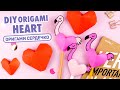 DIY Оригами Фламинго Сердце из бумаги | Origami Flamingo Paper Heart | Valentine's day Craft Ideas