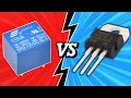 Relay vs transistor  ventajas y desventajas