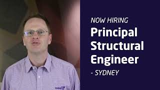 Principal Structural Engineer - Sydney