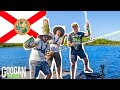 GOOGAN 1v1v1 Florida POND FISHING CHALLENGE!