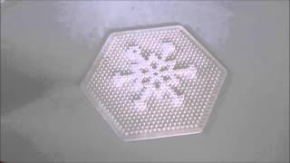 How to make a Hama Beaded Snowflake christmas tree decoration!