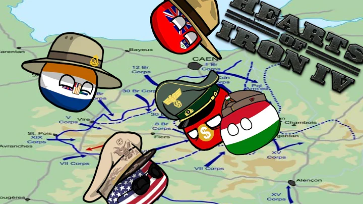 The Falaise Pocket - Hoi4 MP In A Nutshell