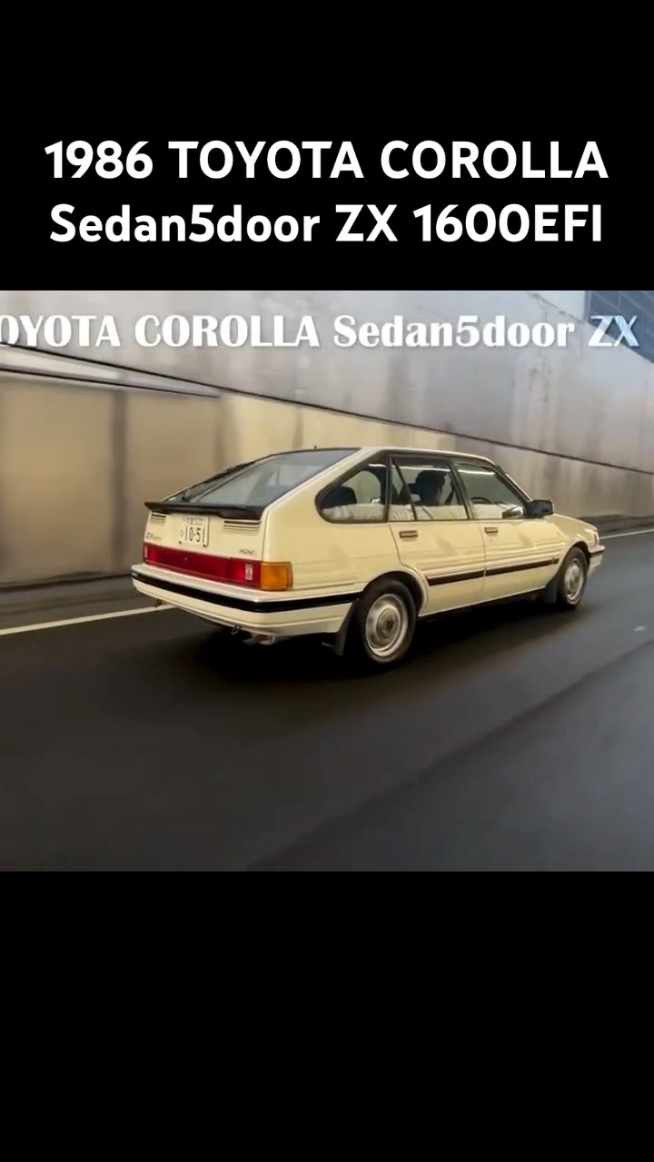 トヨタ カローラ セダン5ドア ZX 1600EFI（1986年)#愛車紹介
