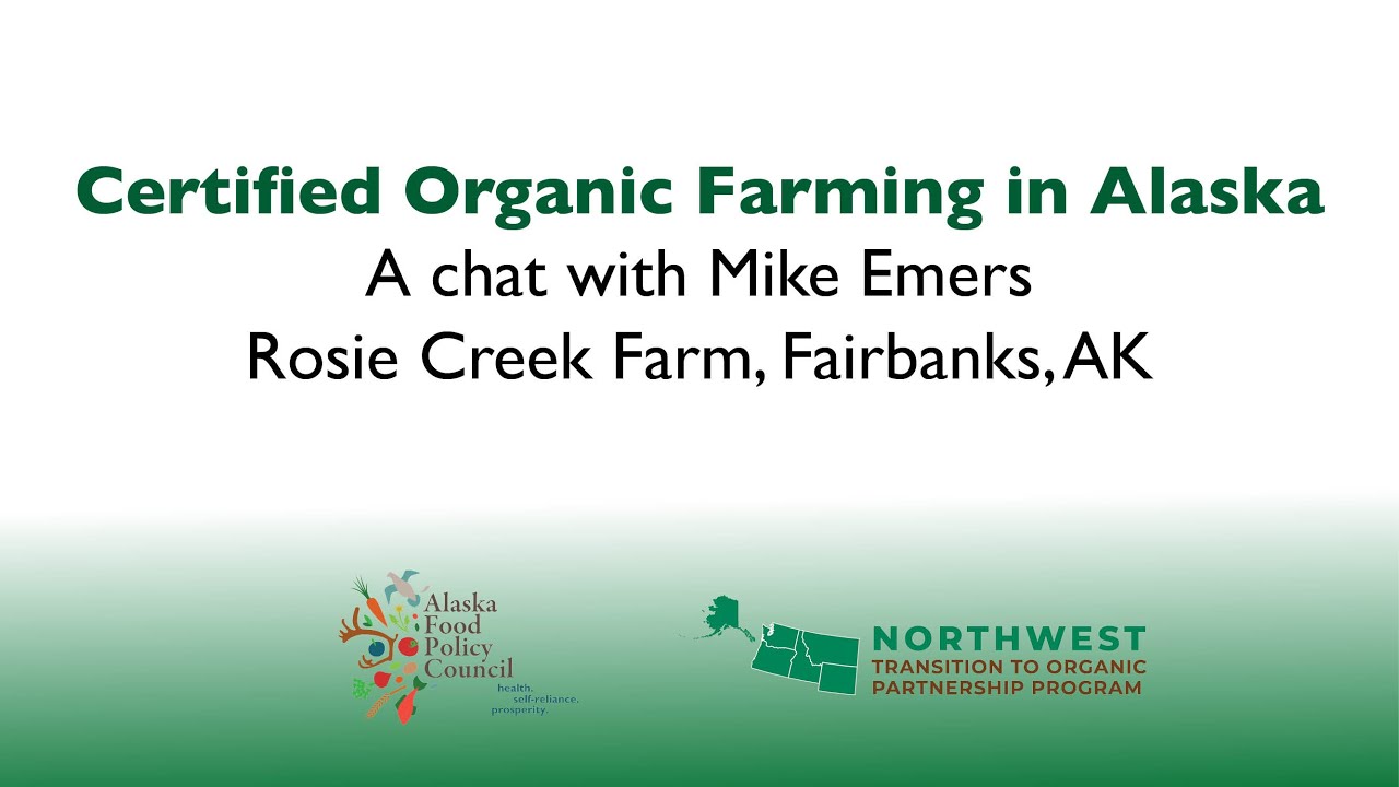 Certified Organic Farming in Alaska- Mike Emers, Rosie Creek Farm