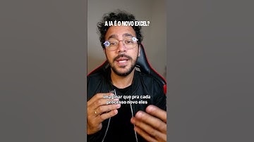 Acabou! A IA substituiu o Excel 😩 Fim do canal? #excel #ia #planilhas